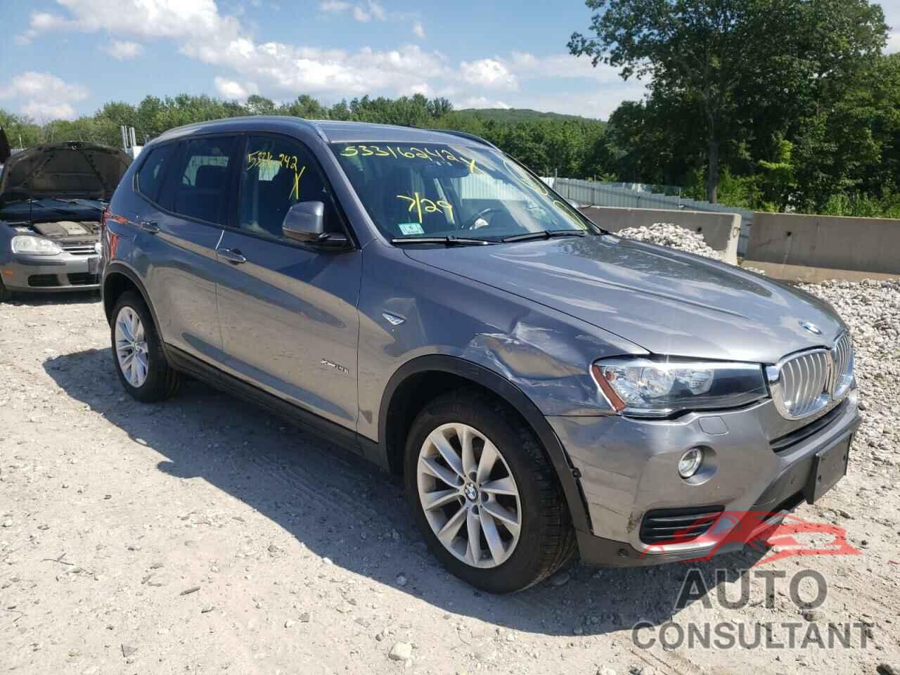 BMW X3 2016 - 5UXWX9C51G0D83122