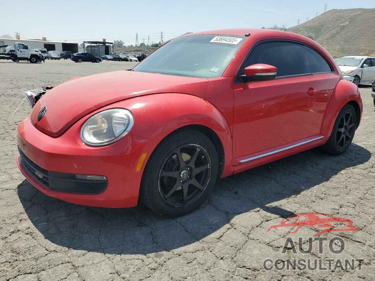 VOLKSWAGEN BEETLE 2012 - 3VWJP7ATXCM621942