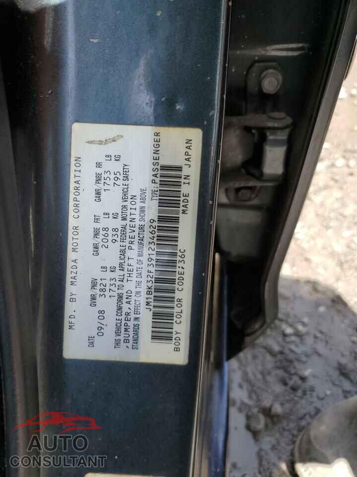 MAZDA 3 2009 - JM1BK32F391234629