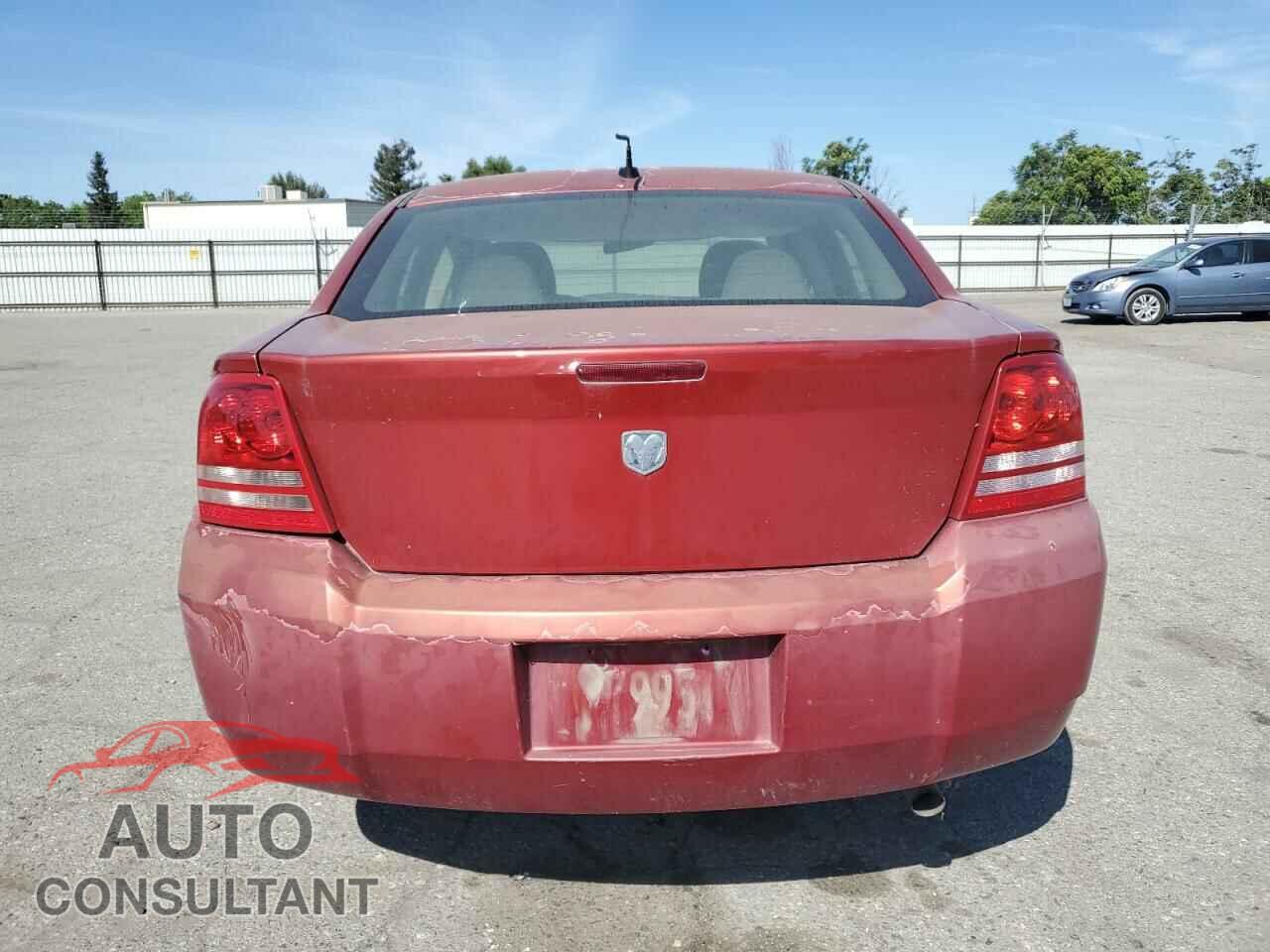 DODGE AVENGER 2010 - 1B3CC4FB1AN105902