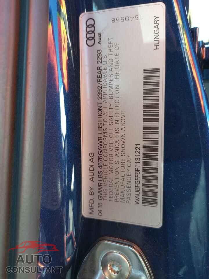 AUDI A3 2015 - WAUBFGFF6F1131221