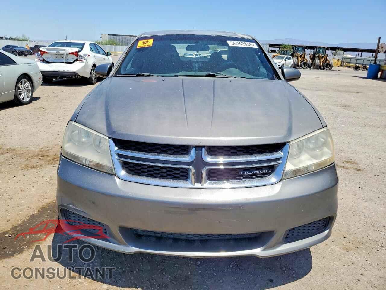 DODGE AVENGER 2012 - 1C3CDZCB7CN188224