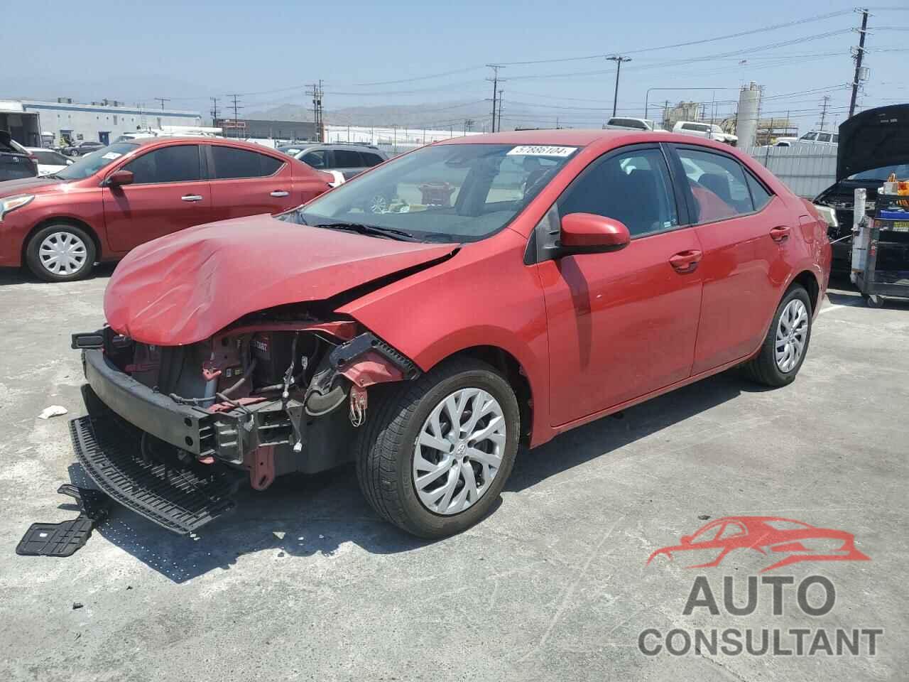 TOYOTA COROLLA 2017 - 2T1BURHE6HC835734