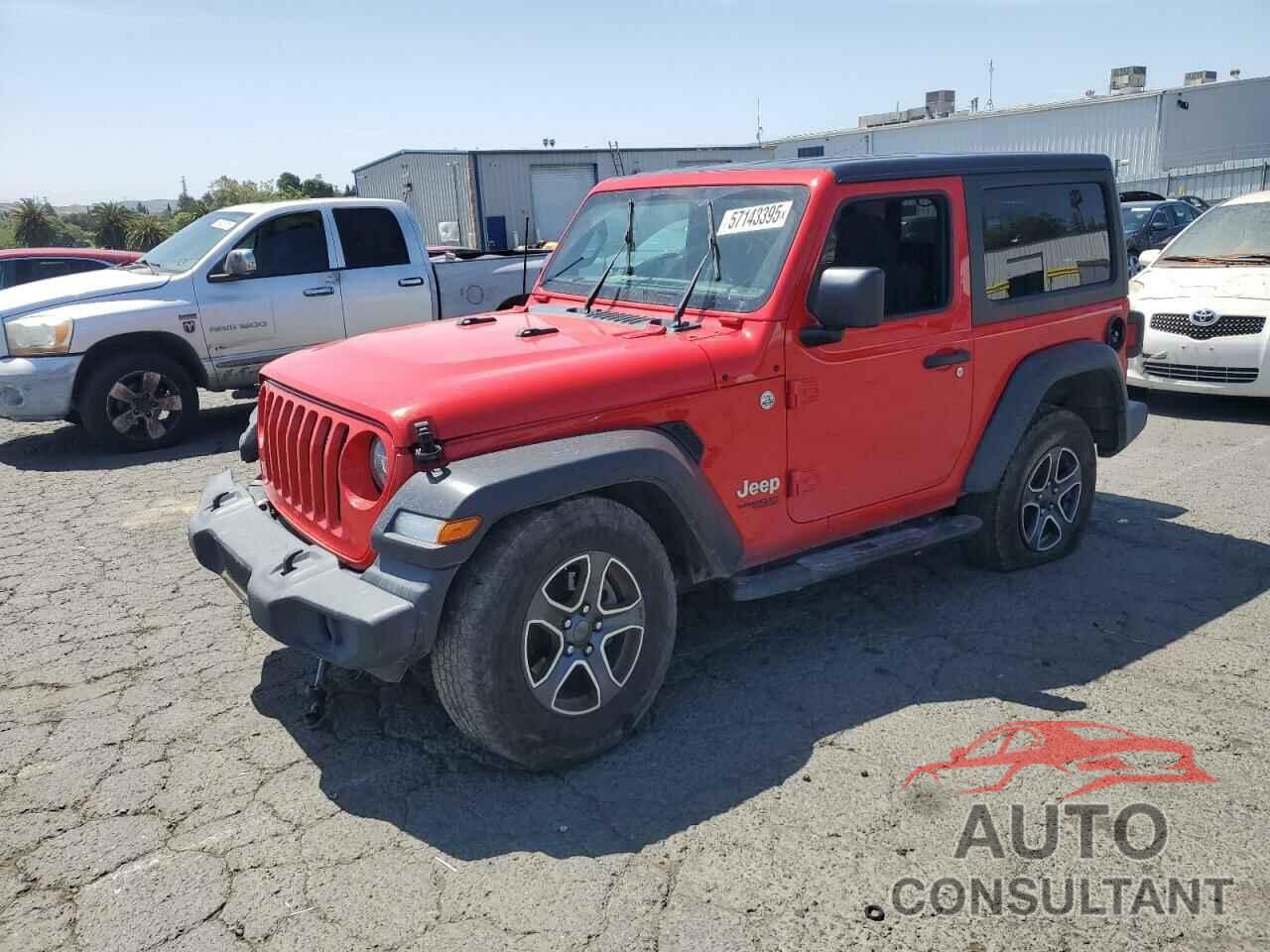 JEEP WRANGLER 2020 - 1C4GJXAN6LW228911