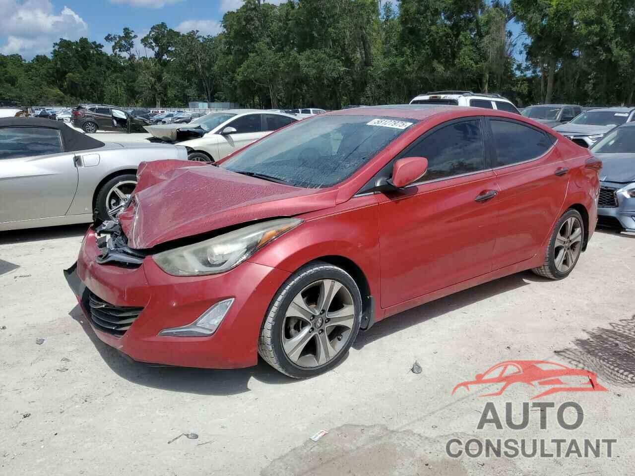 HYUNDAI ELANTRA 2014 - KMHDH4AH5EU120491