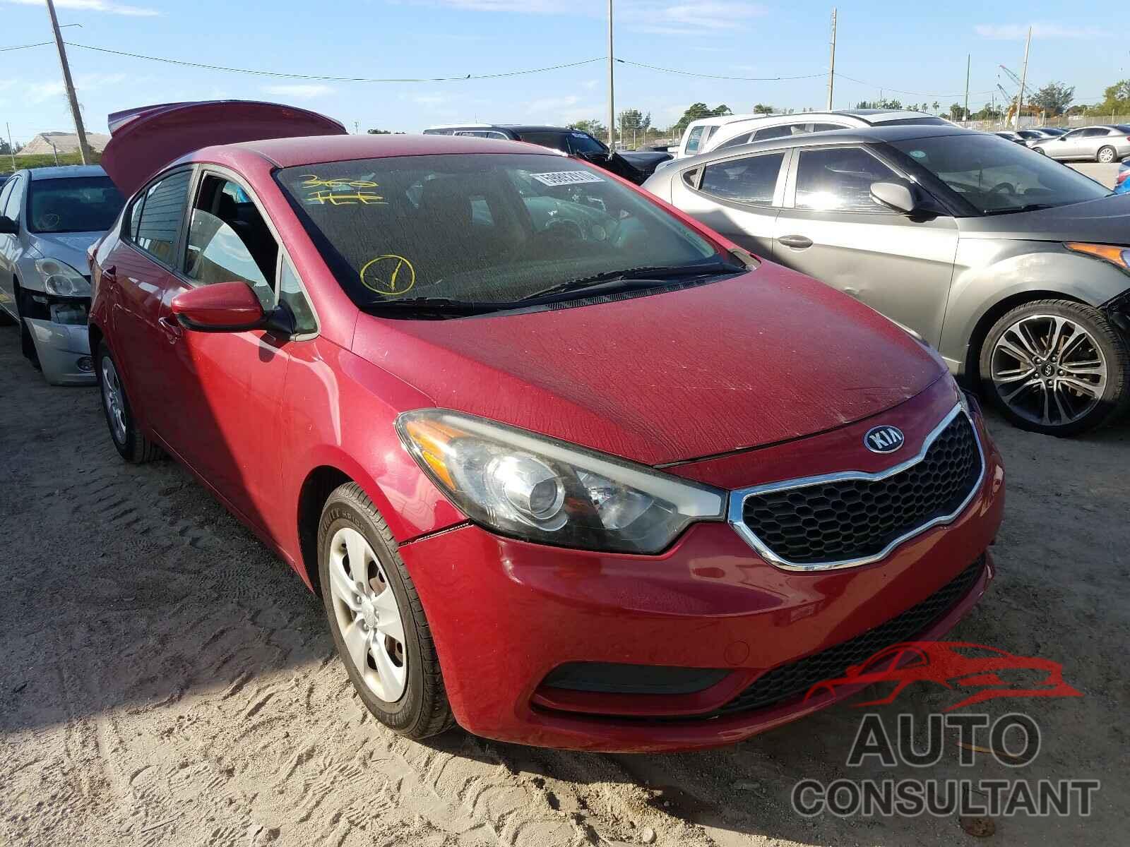 KIA FORTE 2016 - KNAFK4A63G5583785