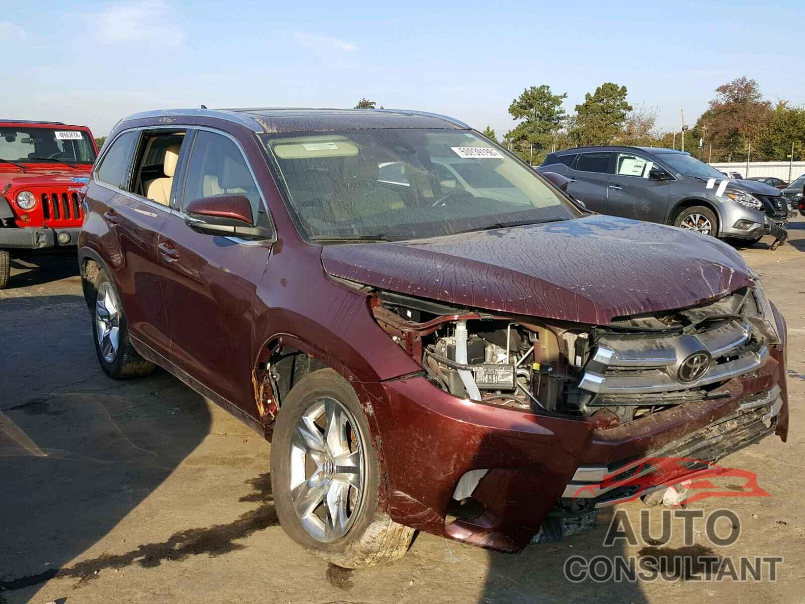 TOYOTA HIGHLANDER 2018 - 5TDYZRFHXJS240438