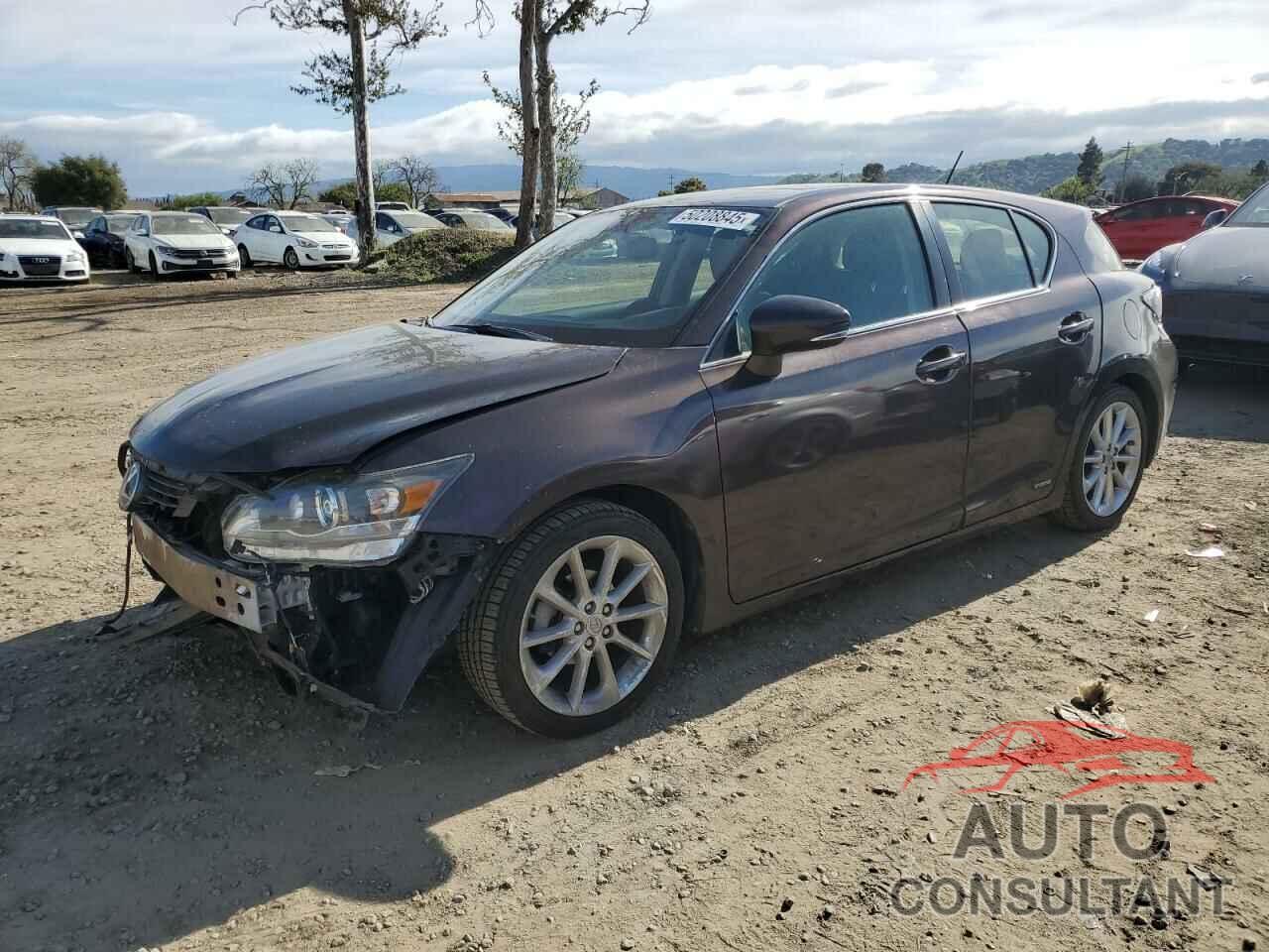 LEXUS CT 200 2012 - JTHKD5BH7C2100973