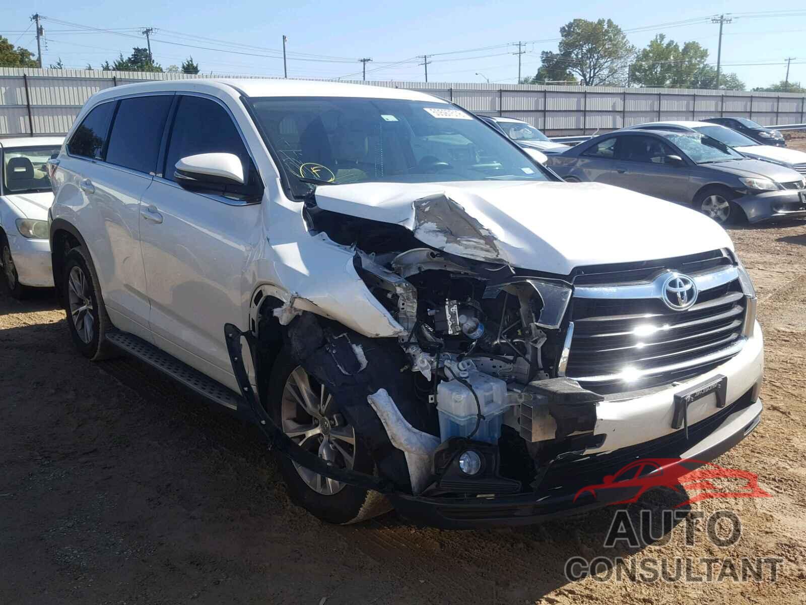 TOYOTA HIGHLANDER 2015 - 5TDZKRFH5FS108865