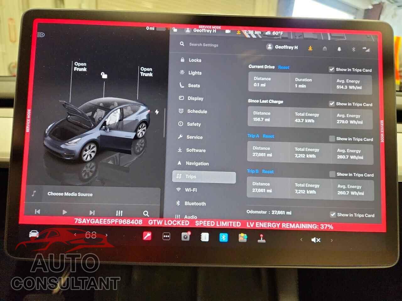 TESLA MODEL Y 2023 - 7SAYGAEE5PF968408