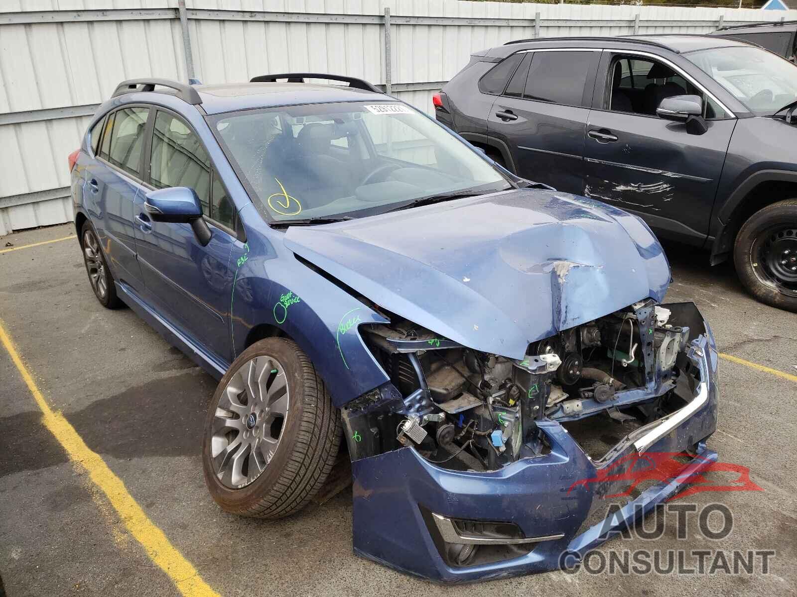 SUBARU IMPREZA 2016 - JF1GPAY6XG8276857
