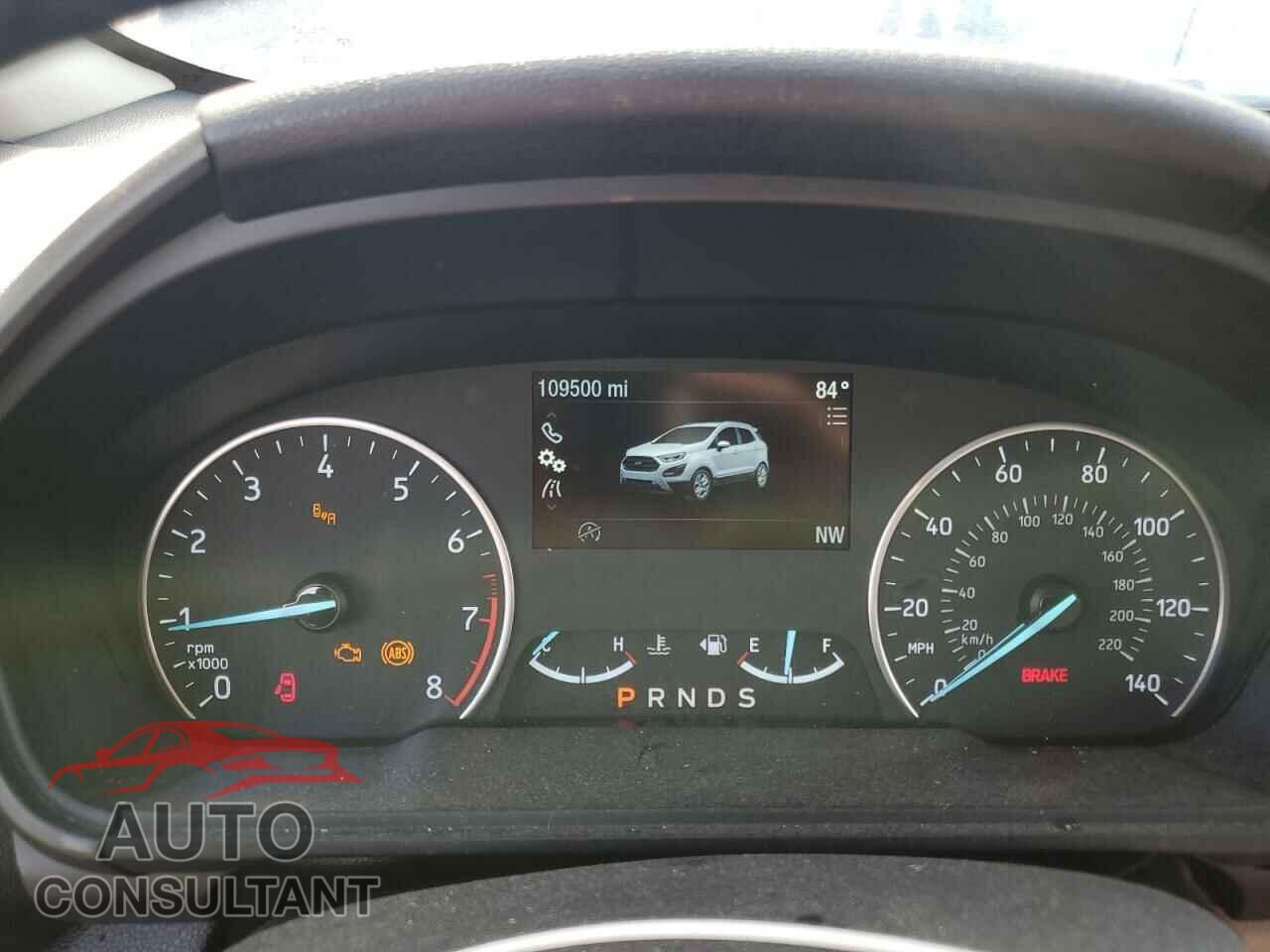 FORD ECOSPORT 2019 - MAJ6S3KL3KC271204