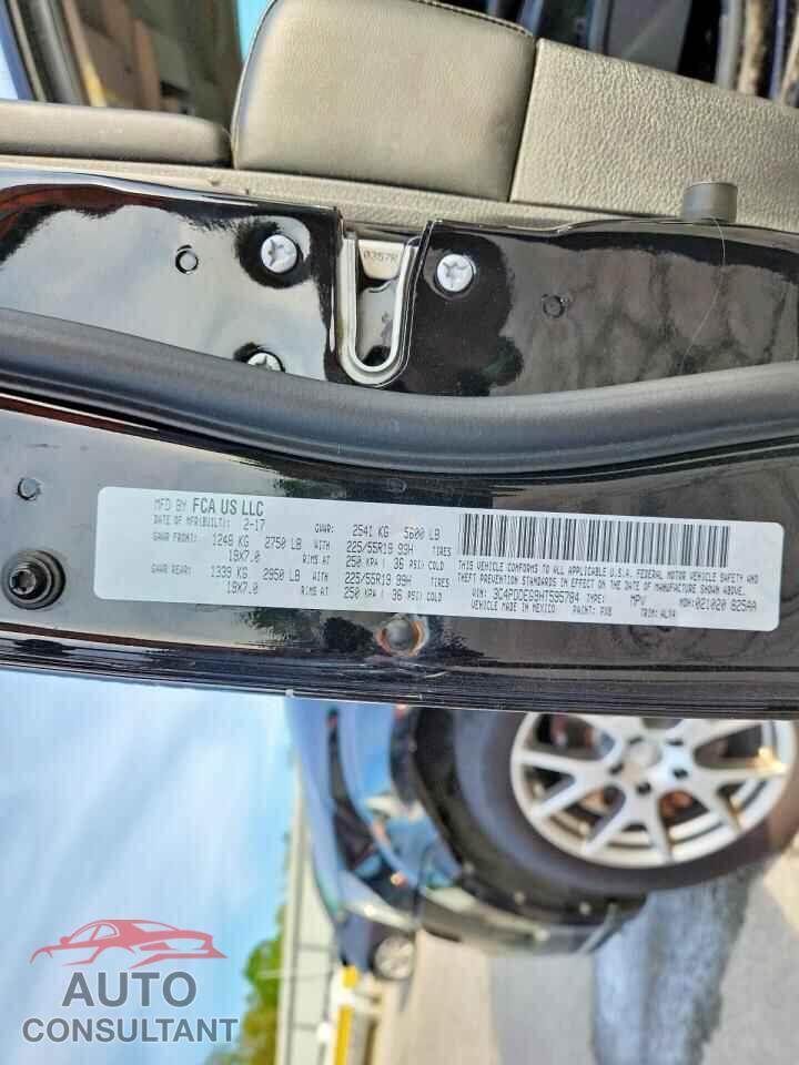 DODGE JOURNEY 2017 - 3C4PDDEG9HT595784