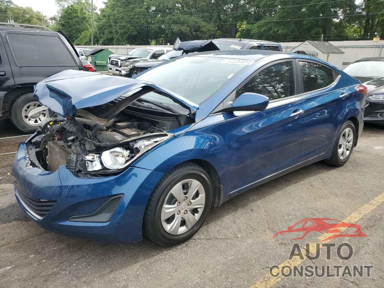 HYUNDAI ELANTRA 2016 - KMHDH4AE9GU541980