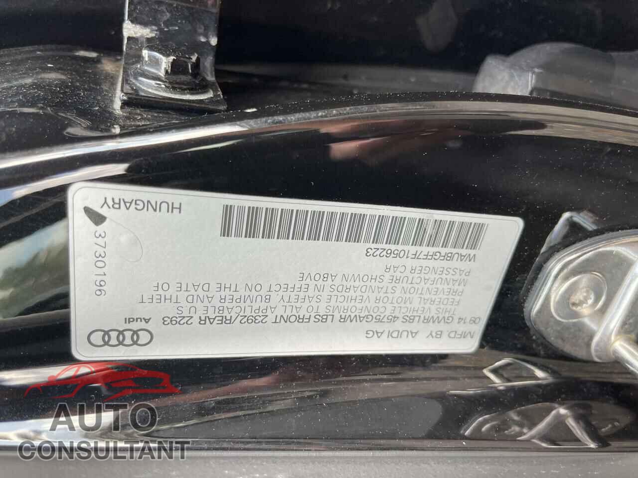 AUDI A3 2015 - WAUBFGFF7F1056223