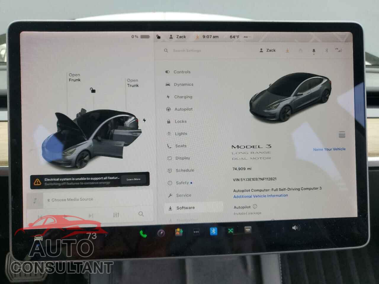 TESLA MODEL 3 2022 - 5YJ3E1EB7NF112821