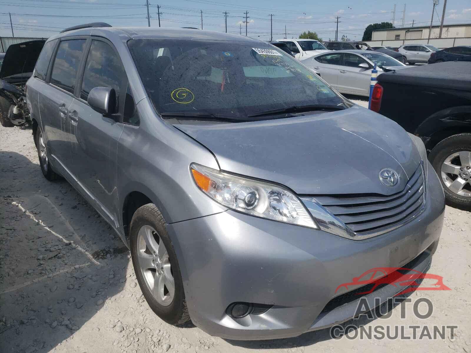 TOYOTA SIENNA 2017 - 5TDKZ3DC2HS771542