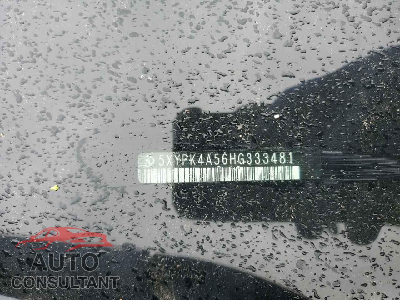 KIA SORENTO 2017 - 5XYPK4A56HG333481