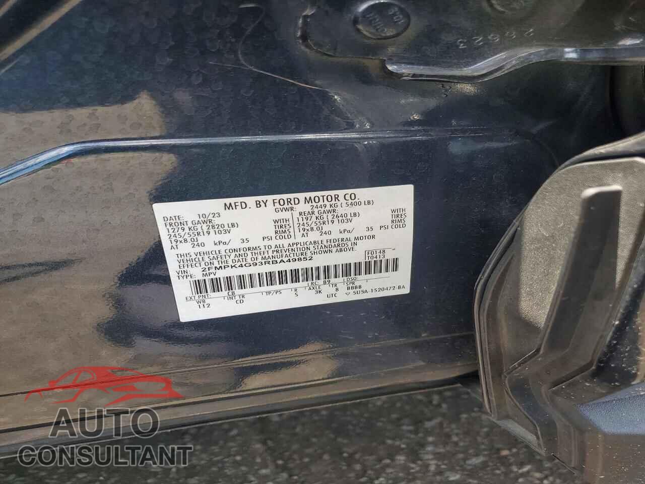 FORD EDGE 2024 - 2FMPK4G93RBA49852