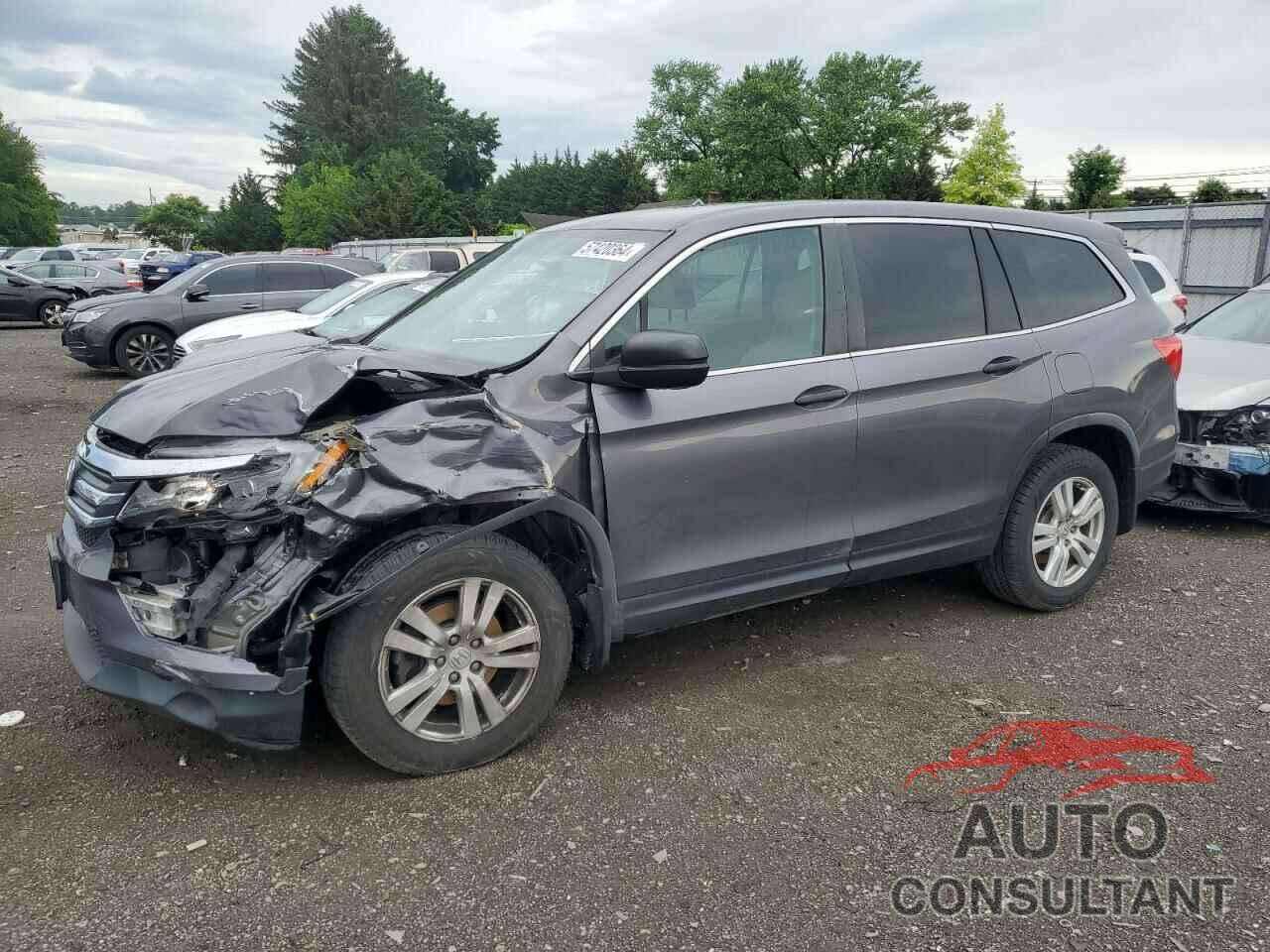 HONDA PILOT 2017 - 5FNYF5H13HB024768