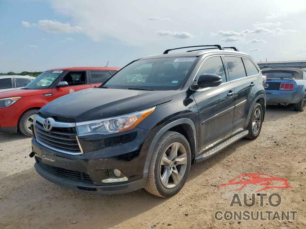 TOYOTA HIGHLANDER 2015 - 5TDYKRFH9FS117371