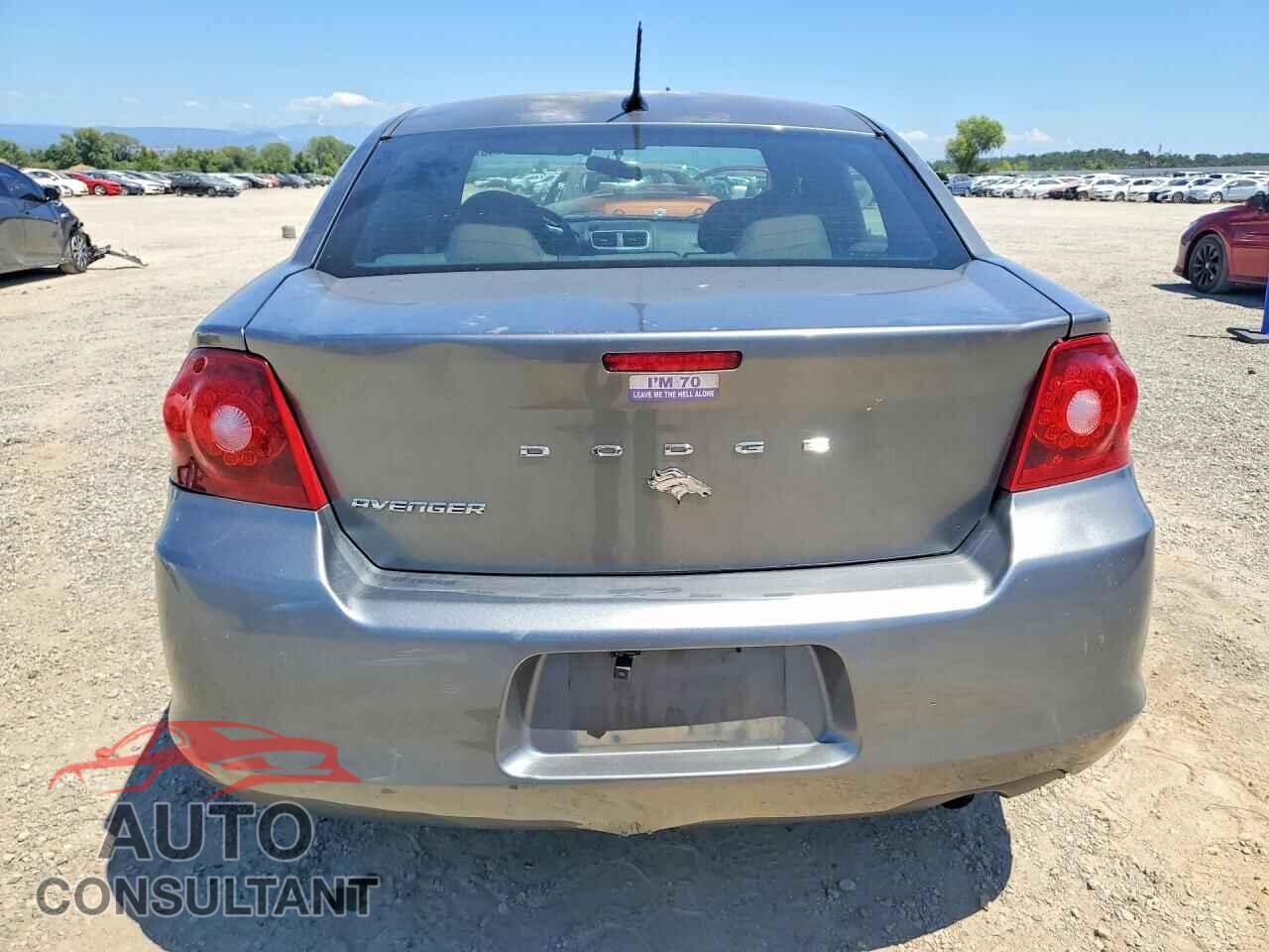 DODGE AVENGER 2013 - 1C3CDZAB1DN567904