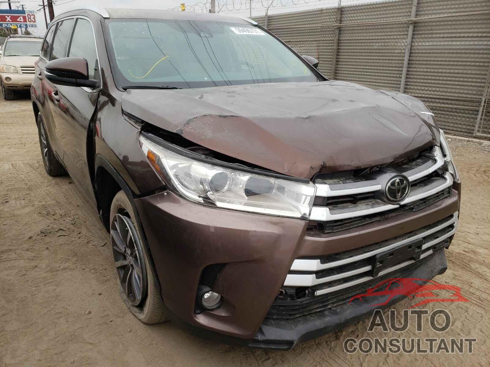 TOYOTA HIGHLANDER 2017 - 5TDKZRFH1HS205805