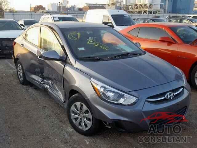 HYUNDAI ACCENT 2017 - KMHCT4AEXHU196583