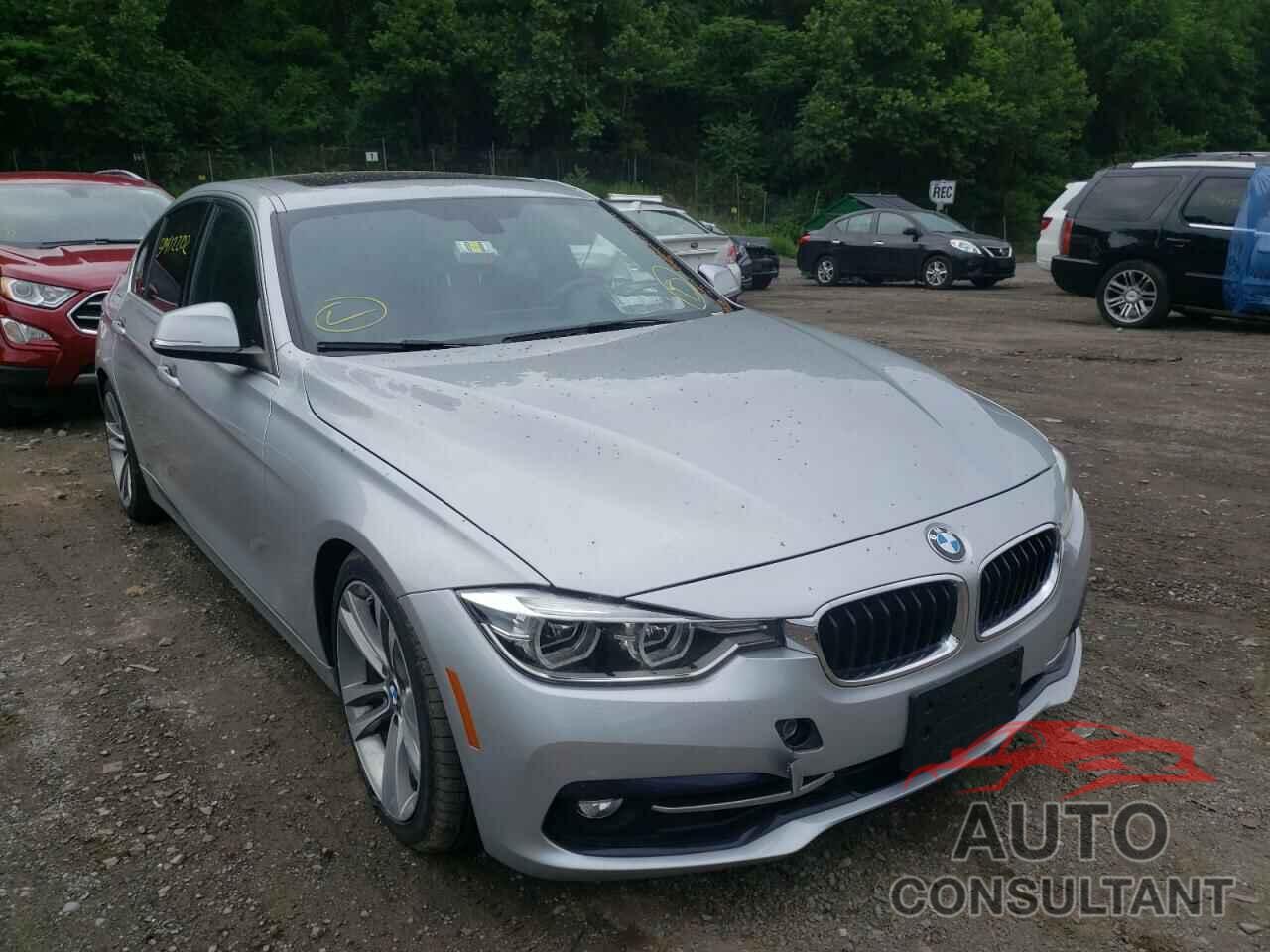 BMW 3 SERIES 2018 - WBA8D9C50JEM32012