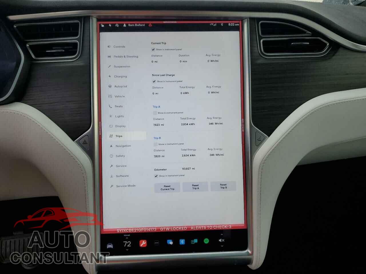 TESLA MODEL X 2016 - 5YJXCBE21GF014173