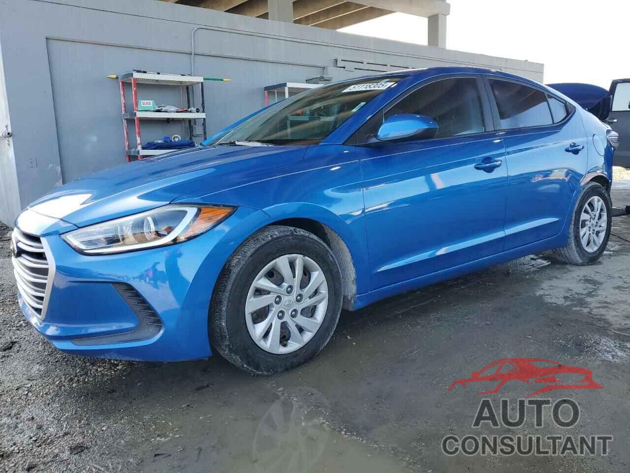HYUNDAI ELANTRA 2017 - KMHD74LF4HU417707