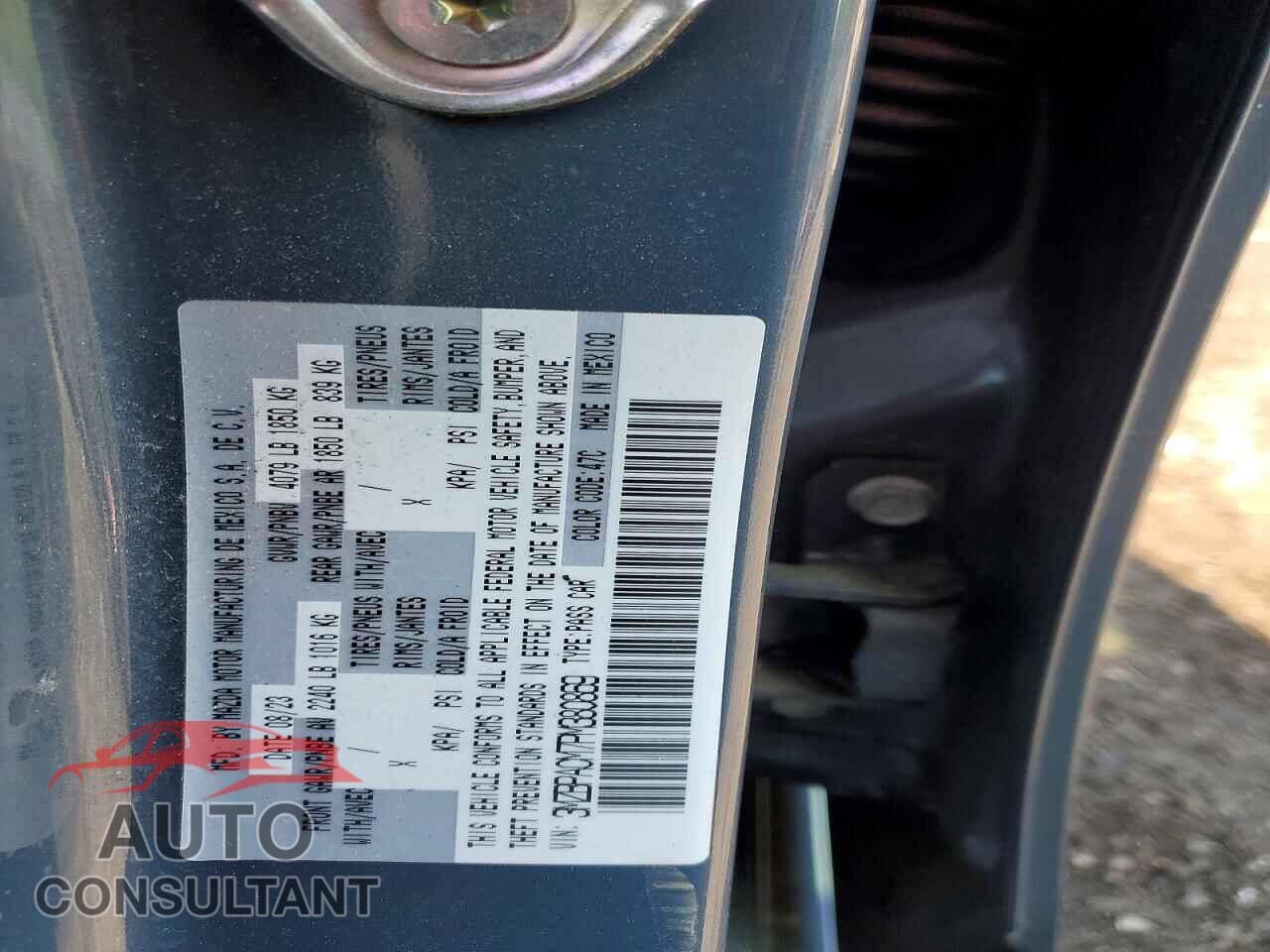 MAZDA 3 2023 - 3MZBPACM7PM380869