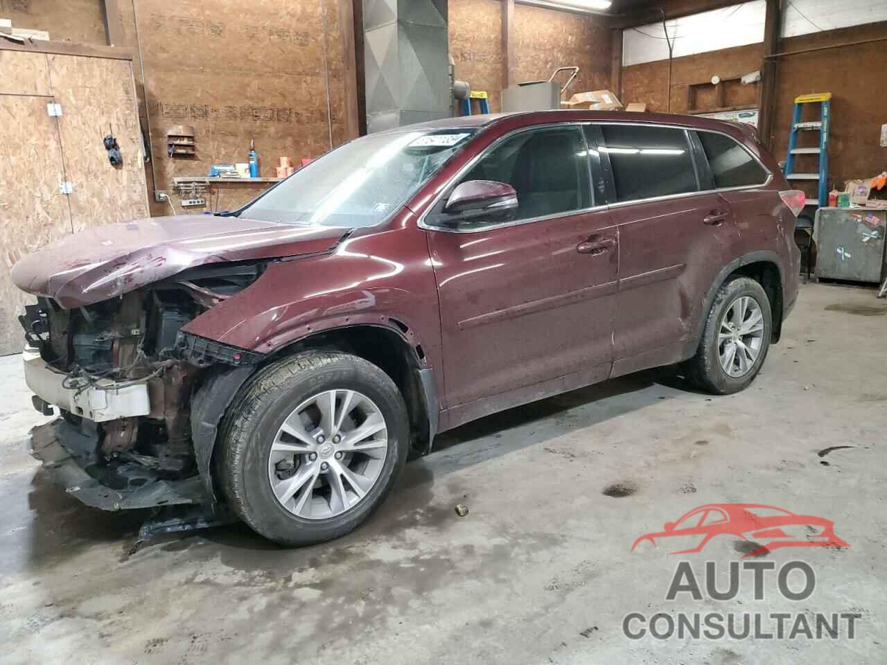TOYOTA HIGHLANDER 2015 - 5TDBKRFH0FS107124