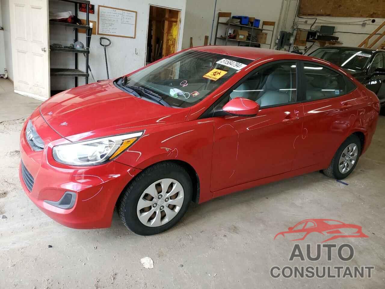 HYUNDAI ACCENT 2016 - KMHCT4AE7GU115795