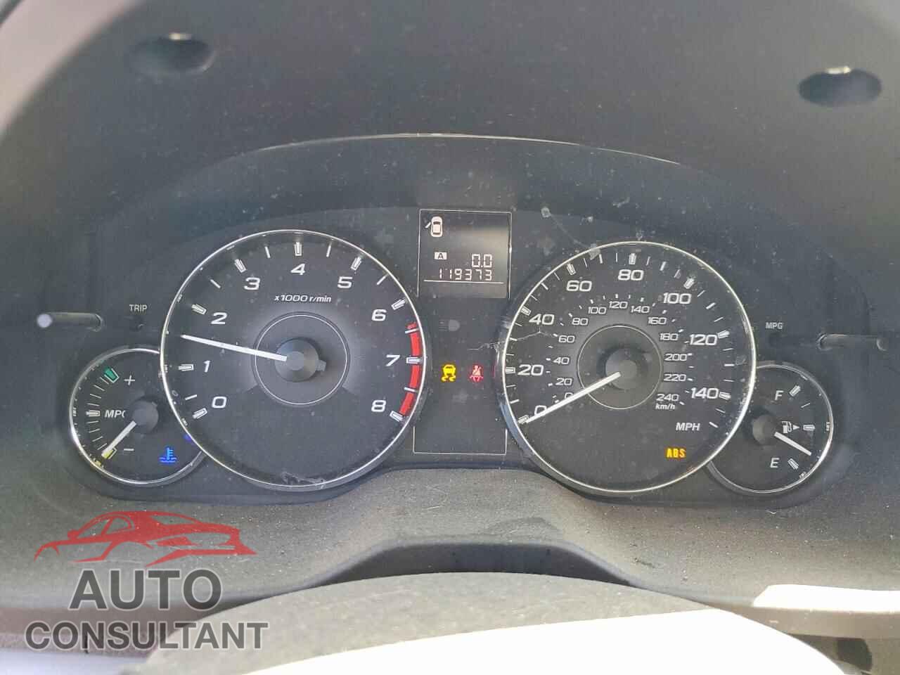 SUBARU OUTBACK 2012 - 4S4BRBAC5C1272055