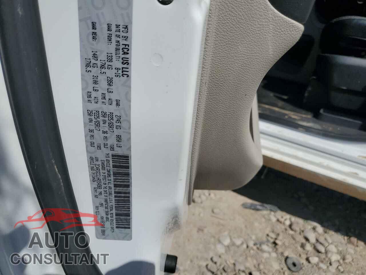 DODGE CARAVAN 2017 - 2C4RDGCG1HR554369