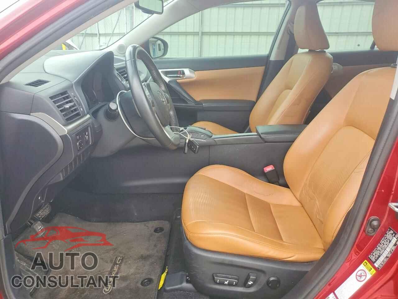 LEXUS CT 200 2012 - JTHKD5BH1C2089632