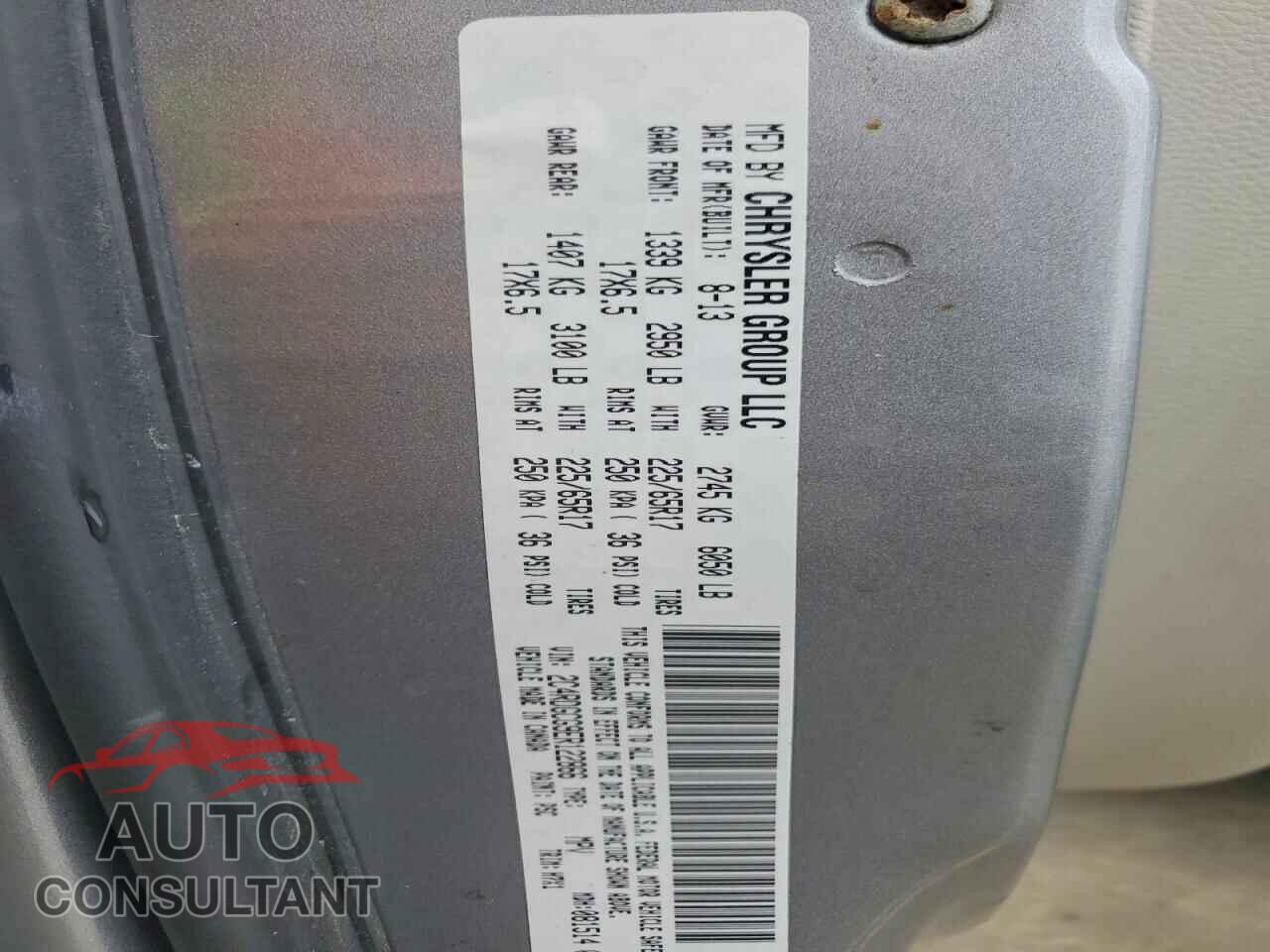 DODGE CARAVAN 2014 - 2C4RDGCG9ER122866