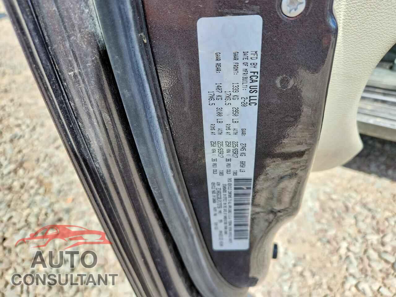 DODGE CARAVAN 2020 - 2C4RDGCG8LR173756