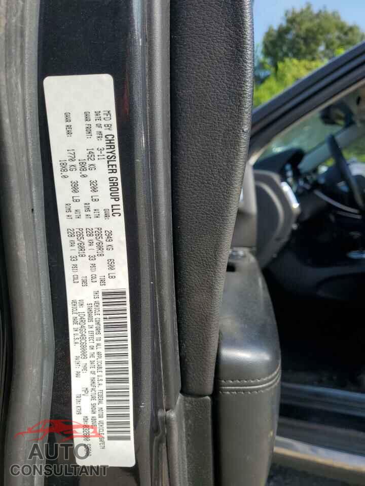 DODGE DURANGO 2011 - 1D4RD4GG4BC680009