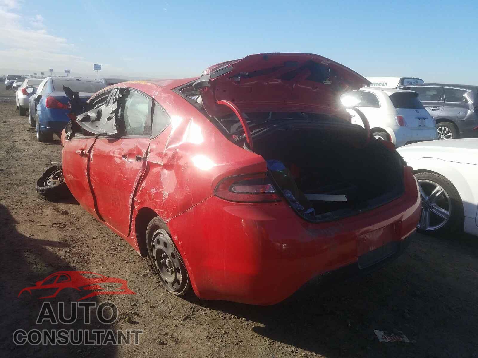 DODGE DART 2016 - 1C3CDFAA9GD643837