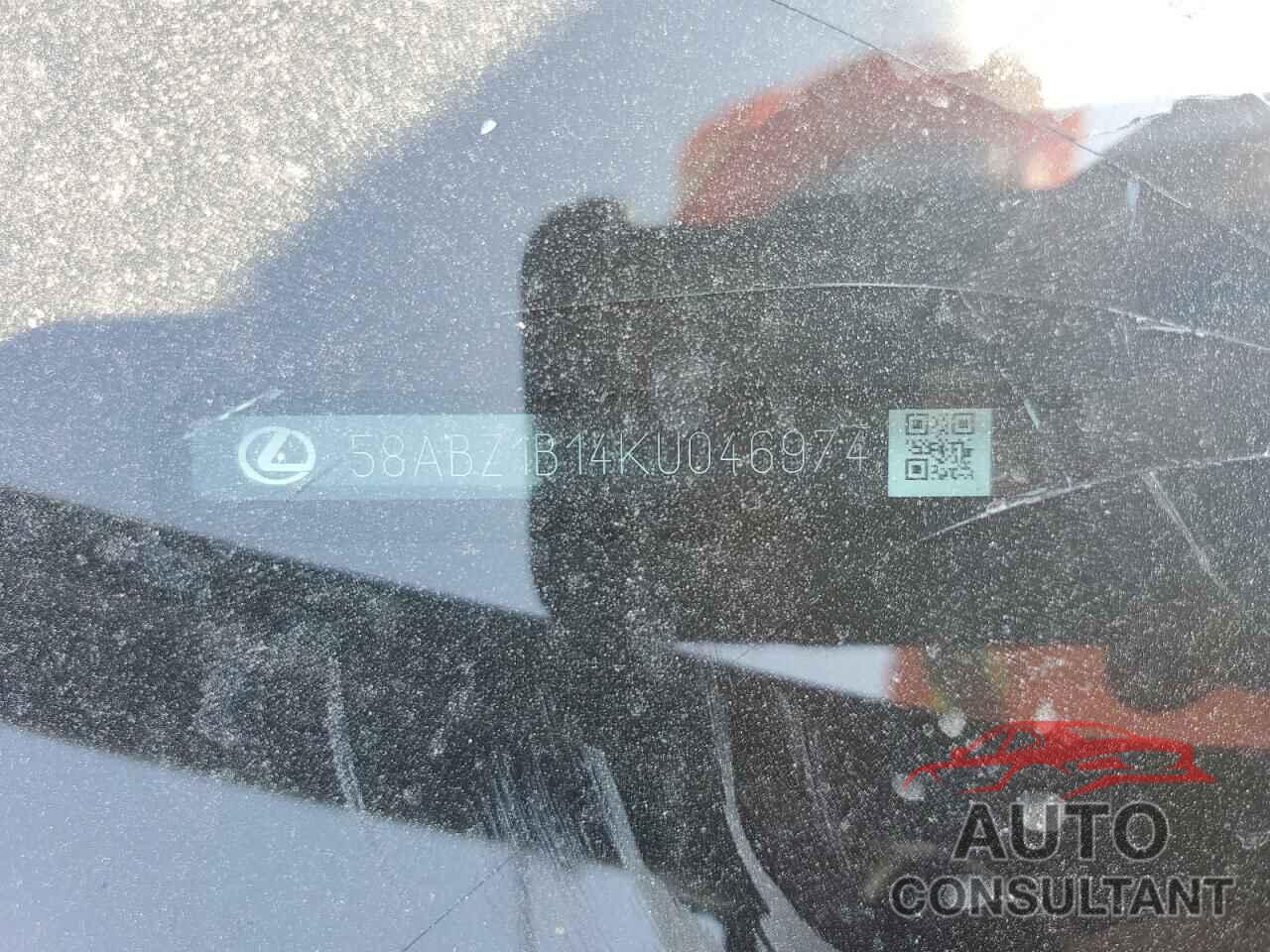 LEXUS ES350 2019 - 58ABZ1B14KU046974