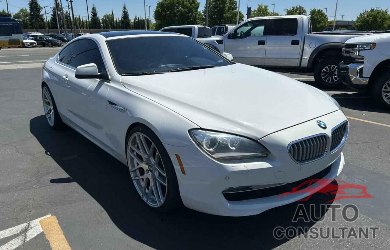 BMW 6 SERIES 2012 - WBALX3C59CDV77637