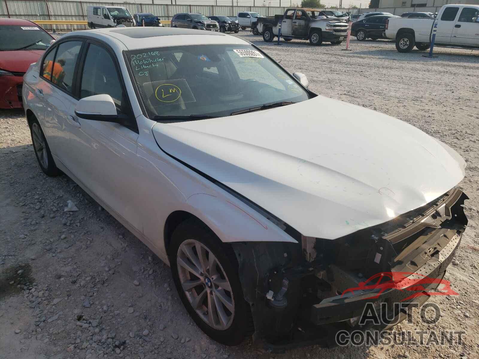 BMW 3 SERIES 2016 - WBA8A9C53GK618548