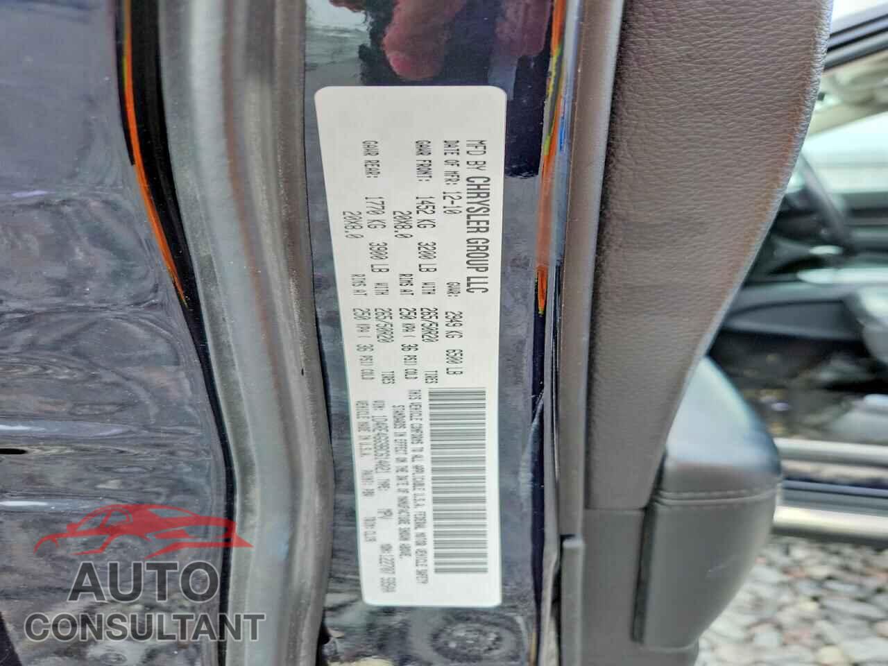 DODGE DURANGO 2011 - 1D4RE4GG9BC614021