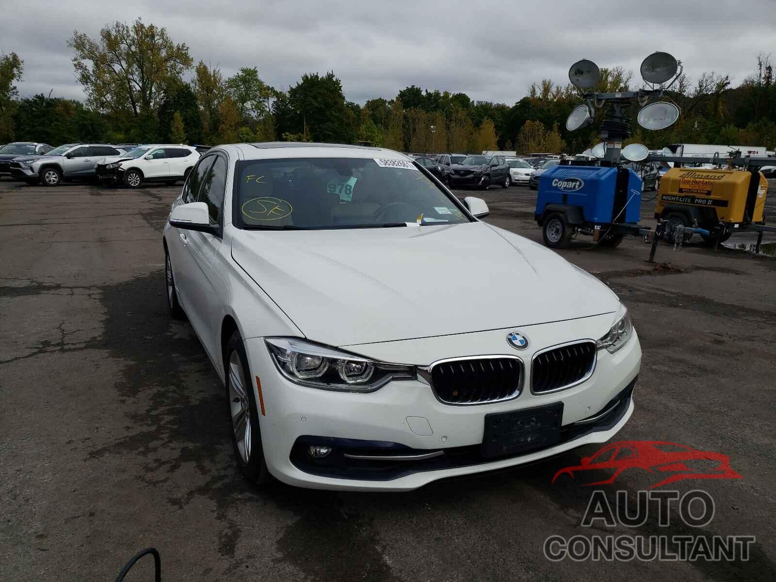 BMW 3 SERIES 2017 - WBA8D9G32HNU62986
