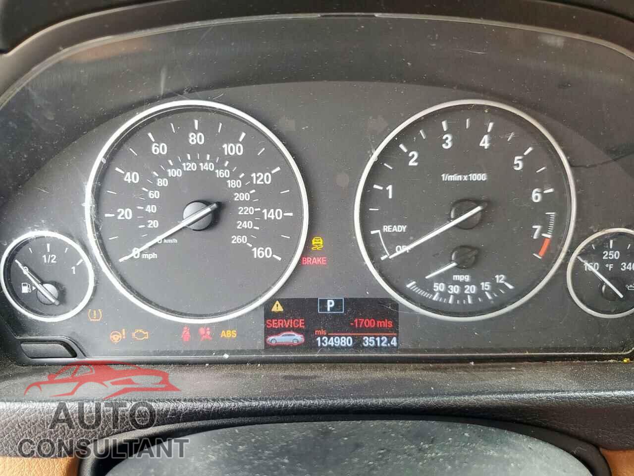 BMW 3 SERIES 2012 - WBA3A5C50CF257592