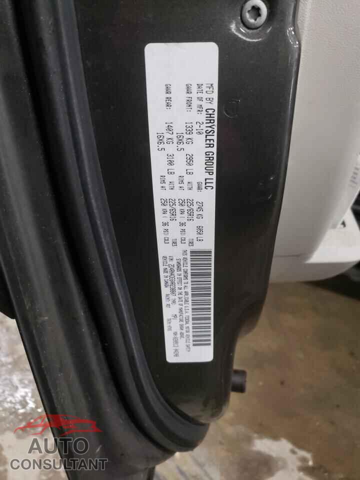 DODGE CARAVAN 2010 - 2D4RN4DE6AR238807
