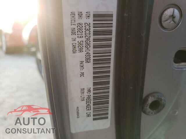 DODGE CHALLENGER 2016 - 2C3CDZAG0GH149360