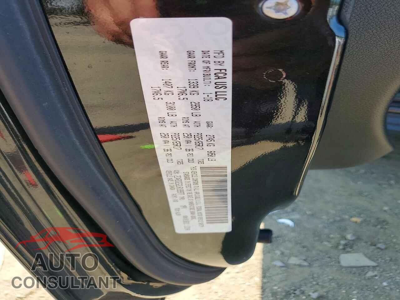 DODGE CARAVAN 2018 - 2C4RDGEG2JR189977